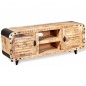 vidaXL TV-Schrank Raues Mangoholz 120 x 30 x 50 cm vidaXL TV-Schrank Raues Mangoholz 120 x 30 x 50 cm