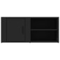 vidaXL TV-Schrank Schwarz 80x31,5x36 cm Holzwerkstoff vidaXL TV-Schrank Schwarz 80x31,5x36 cm Holzwerkstoff