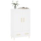vidaXL Highboard Weiß 69,5x31x115 cm Holzwerkstoff vidaXL Highboard Weiß 69,5x31x115 cm Holzwerkstoff