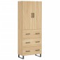Highboard Sonoma-Eiche 69,5x34x180 cm Holzwerkstoff Highboard Sonoma-Eiche 69,5x34x180 cm Holzwerkstoff