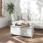 vidaXL Couchtisch Grau Sonoma 90x50x41,5 cm Holzwerkstoff vidaXL Couchtisch Grau Sonoma 90x50x41,5 cm Holzwerkstoff