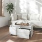 vidaXL Couchtisch Grau Sonoma 90x50x41,5 cm Holzwerkstoff vidaXL Couchtisch Grau Sonoma 90x50x41,5 cm Holzwerkstoff