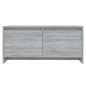 vidaXL Couchtisch Grau Sonoma 90x50x41,5 cm Holzwerkstoff vidaXL Couchtisch Grau Sonoma 90x50x41,5 cm Holzwerkstoff