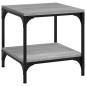 vidaXL Couchtisch Grau Sonoma 50x50x40 cm Holzwerkstoff vidaXL Couchtisch Grau Sonoma 50x50x40 cm Holzwerkstoff