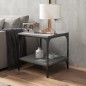vidaXL Couchtisch Grau Sonoma 50x50x40 cm Holzwerkstoff vidaXL Couchtisch Grau Sonoma 50x50x40 cm Holzwerkstoff