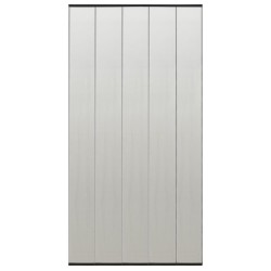 vidaXL Insektenschutz für Türen 5-tlg. Netzvorhang Schwarz 120x240 cm
