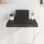 vidaXL Tischplatte Dunkelgrau 60x60x6 cm Massivholz Eiche Behandelt vidaXL Tischplatte Dunkelgrau 60x60x6 cm Massivholz Eiche Behandelt