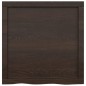 vidaXL Tischplatte Dunkelgrau 60x60x6 cm Massivholz Eiche Behandelt vidaXL Tischplatte Dunkelgrau 60x60x6 cm Massivholz Eiche Behandelt
