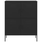 vidaXL Lagerschrank Schwarz 80x35x101,5 cm Stahl vidaXL Lagerschrank Schwarz 80x35x101,5 cm Stahl
