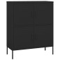 vidaXL Lagerschrank Schwarz 80x35x101,5 cm Stahl vidaXL Lagerschrank Schwarz 80x35x101,5 cm Stahl