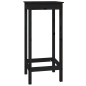 vidaXL Bartisch Schwarz 50x50x110 cm Massivholz Kiefer vidaXL Bartisch Schwarz 50x50x110 cm Massivholz Kiefer