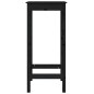 vidaXL Bartisch Schwarz 50x50x110 cm Massivholz Kiefer vidaXL Bartisch Schwarz 50x50x110 cm Massivholz Kiefer