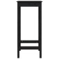 vidaXL Bartisch Schwarz 50x50x110 cm Massivholz Kiefer vidaXL Bartisch Schwarz 50x50x110 cm Massivholz Kiefer
