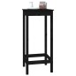 vidaXL Bartisch Schwarz 50x50x110 cm Massivholz Kiefer vidaXL Bartisch Schwarz 50x50x110 cm Massivholz Kiefer