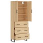 Highboard Sonoma-Eiche 69,5x34x180 cm Holzwerkstoff Highboard Sonoma-Eiche 69,5x34x180 cm Holzwerkstoff