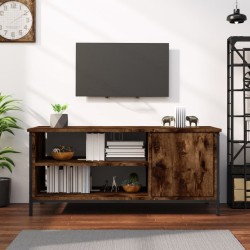 vidaXL TV-Schrank Räuchereiche 100x40x45 cm Holzwerkstoff