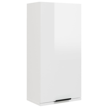vidaXL Wand-Badschrank Hochglanz-Weiß 32x20x67 cm
