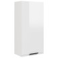 vidaXL Wand-Badschrank Hochglanz-Weiß 32x20x67 cm vidaXL Wand-Badschrank Hochglanz-Weiß 32x20x67 cm