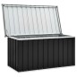 vidaXL Gartenbox Anthrazit 129 x 67 x 65 cm vidaXL Gartenbox Anthrazit 129 x 67 x 65 cm