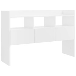 vidaXL Sideboard Hochglanz-Weiß 105x30x70 cm Holzwerkstoff