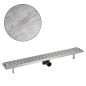 vidaXL Duschrinne 930x140 mm Edelstahl Linien-Design vidaXL Duschrinne 930x140 mm Edelstahl Linien-Design