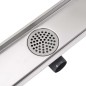 vidaXL Duschrinne 930x140 mm Edelstahl Linien-Design vidaXL Duschrinne 930x140 mm Edelstahl Linien-Design