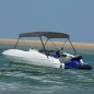 vidaXL 2-Bow Bimini Top Anthrazit 150x120x110 cm vidaXL 2-Bow Bimini Top Anthrazit 150x120x110 cm