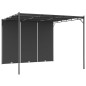 vidaXL Gartenpavillon mit Seitenvorhang 3x3x2,25 m Anthrazit vidaXL Gartenpavillon mit Seitenvorhang 3x3x2,25 m Anthrazit