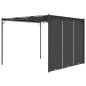 vidaXL Gartenpavillon mit Seitenvorhang 3x3x2,25 m Anthrazit vidaXL Gartenpavillon mit Seitenvorhang 3x3x2,25 m Anthrazit