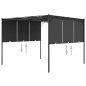 vidaXL Gartenpavillon mit Seitenvorhang 3x3x2,25 m Anthrazit vidaXL Gartenpavillon mit Seitenvorhang 3x3x2,25 m Anthrazit