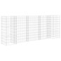 vidaXL H-förmiger Gabionen-Pflanzkorb Stahldraht 260x40x100 cm vidaXL H-förmiger Gabionen-Pflanzkorb Stahldraht 260x40x100 cm