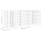 vidaXL H-förmiger Gabionen-Pflanzkorb Stahldraht 260x40x100 cm vidaXL H-förmiger Gabionen-Pflanzkorb Stahldraht 260x40x100 cm