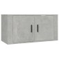 vidaXL TV-Wandschrank Betongrau 80x34,5x40 cm vidaXL TV-Wandschrank Betongrau 80x34,5x40 cm