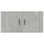 vidaXL TV-Wandschrank Betongrau 80x34,5x40 cm vidaXL TV-Wandschrank Betongrau 80x34,5x40 cm