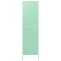 vidaXL Kleiderschrank Minzgrün 90x50x180 cm Stahl vidaXL Kleiderschrank Minzgrün 90x50x180 cm Stahl