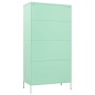 vidaXL Kleiderschrank Minzgrün 90x50x180 cm Stahl vidaXL Kleiderschrank Minzgrün 90x50x180 cm Stahl