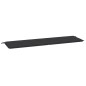 Gartenbank-Auflage Schwarz 180x50x3 cm Oxford-Gewebe Gartenbank-Auflage Schwarz 180x50x3 cm Oxford-Gewebe