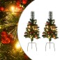 vidaXL Künstlicher Weihnachtsbaum mit LEDs 2 Stk. 76 cm PVC vidaXL Künstlicher Weihnachtsbaum mit LEDs 2 Stk. 76 cm PVC
