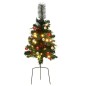 vidaXL Künstlicher Weihnachtsbaum mit LEDs 2 Stk. 76 cm PVC vidaXL Künstlicher Weihnachtsbaum mit LEDs 2 Stk. 76 cm PVC