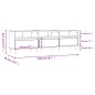 vidaXL TV-Schrank Weiß 150x30x44,5 cm Holzwerkstoff vidaXL TV-Schrank Weiß 150x30x44,5 cm Holzwerkstoff