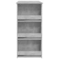 vidaXL Bartisch mit Regal Betongrau 102x50x103,5 cm vidaXL Bartisch mit Regal Betongrau 102x50x103,5 cm