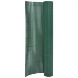 vidaXL Gartenzaun Doppelseitig 110x500 cm Grün