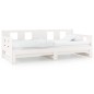 vidaXL Tagesbett Ausziehbar Weiß Massivholz Kiefer 2x(90x200) cm vidaXL Tagesbett Ausziehbar Weiß Massivholz Kiefer 2x(90x200) cm