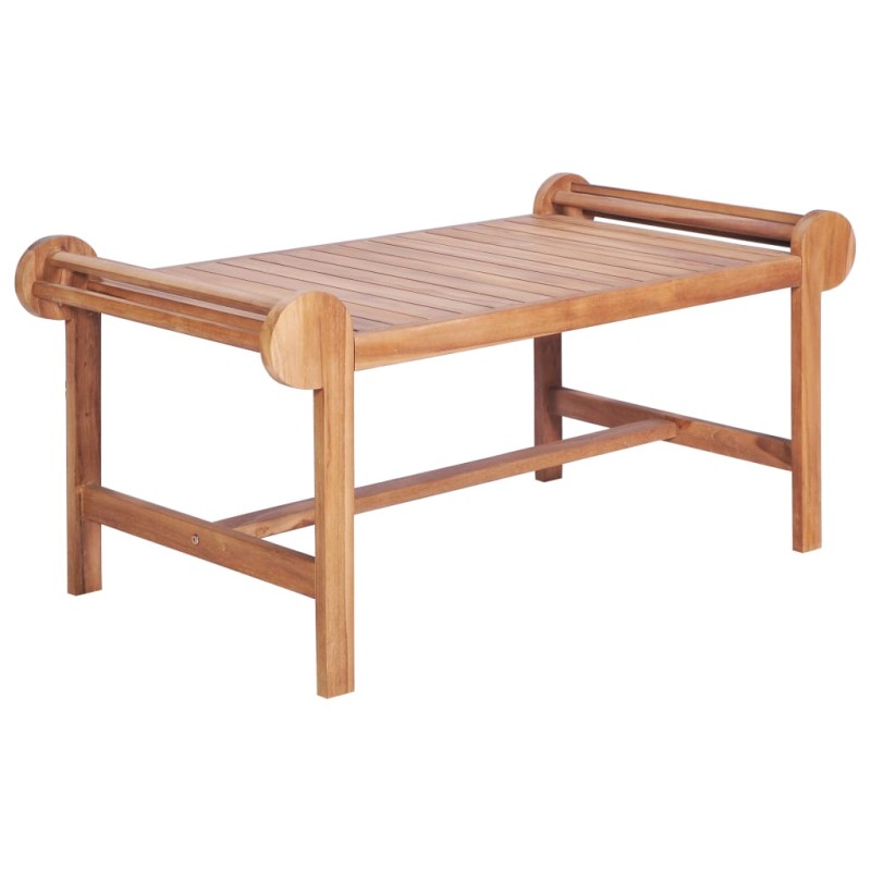 vidaXL Couchtisch 100x50x45 cm Massivholz Teak vidaXL Couchtisch 100x50x45 cm Massivholz Teak