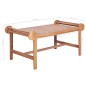 vidaXL Couchtisch 100x50x45 cm Massivholz Teak vidaXL Couchtisch 100x50x45 cm Massivholz Teak