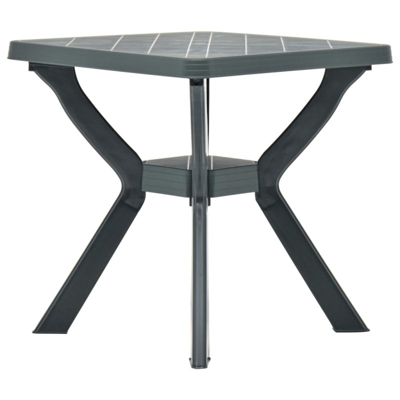 vidaXL Bistrotisch Grün 70x70x72 cm Kunststoff vidaXL Bistrotisch Grün 70x70x72 cm Kunststoff