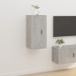 vidaXL TV-Wandschrank Betongrau 40x34,5x80 cm vidaXL TV-Wandschrank Betongrau 40x34,5x80 cm