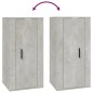 vidaXL TV-Wandschrank Betongrau 40x34,5x80 cm vidaXL TV-Wandschrank Betongrau 40x34,5x80 cm