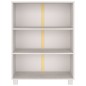 vidaXL Bücherschrank HAMAR Weiß 85x35x112 cm Massivholz Kiefer vidaXL Bücherschrank HAMAR Weiß 85x35x112 cm Massivholz Kiefer