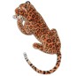 vidaXL Leopard Kuscheltier Plüsch Braun XXL vidaXL Leopard Kuscheltier Plüsch Braun XXL